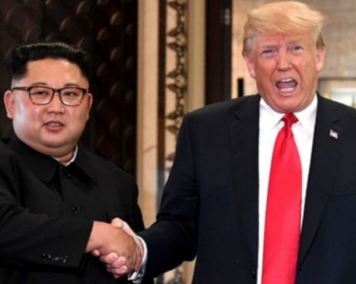 特朗普與金正恩一直有書信來往。網圖