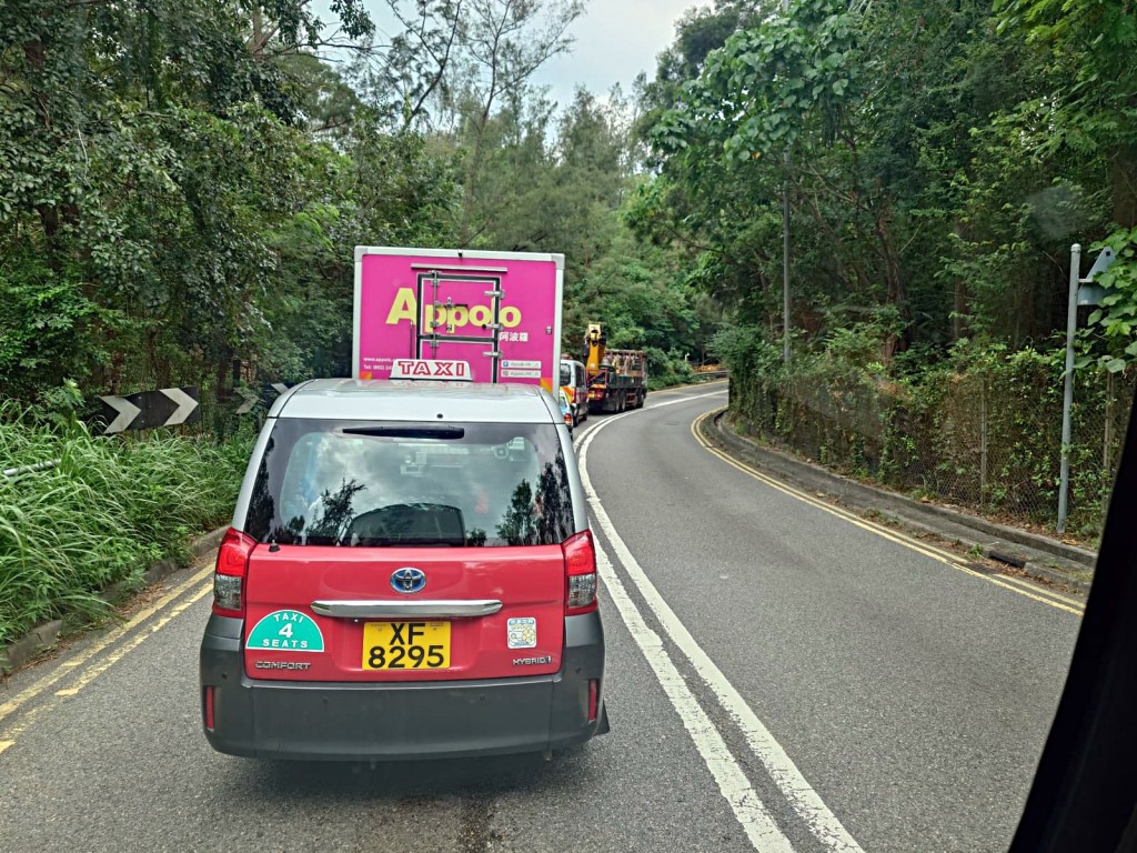 現場交通嚴重擠塞。fb:車cam L(香港群組) 現場交通嚴重擠塞。fb:車cam L(香港群組)
