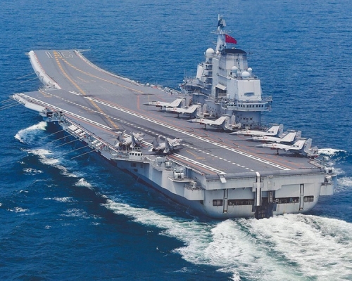 中國航空母艦「遼寧號」。新華社