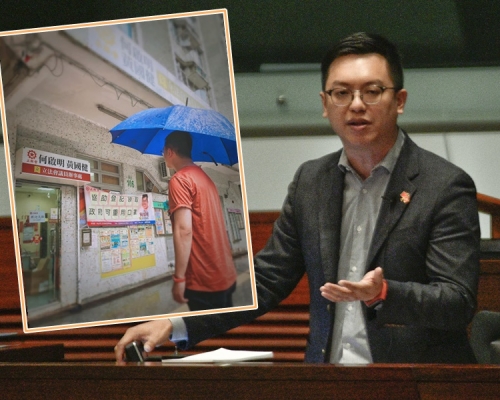 何啟明出任副局長後需提早離任職員一職。資料圖片(小圖為「何啟明辦公室」fb圖片)