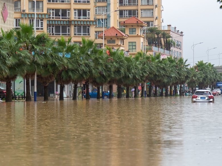 廣西暴雨成災。網上圖片