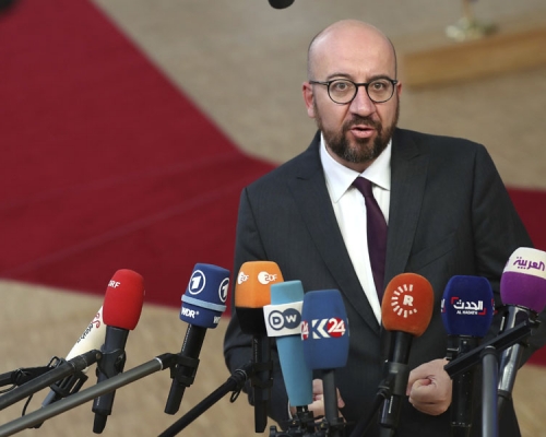 米歇尔宣布辞任比利时首相，国王菲利普未决定是否接纳。AP