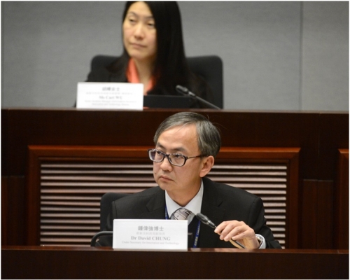钟伟强指申请公司需证明未能在本港聘请相关人才才能输入。