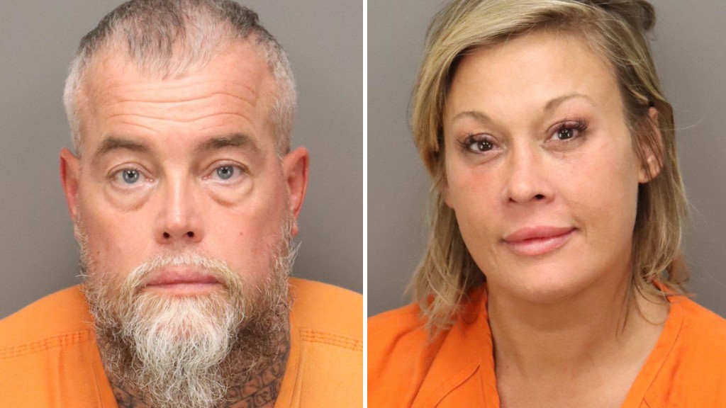 法辛與女友雙雙被捕。pinellas county sheriff's office