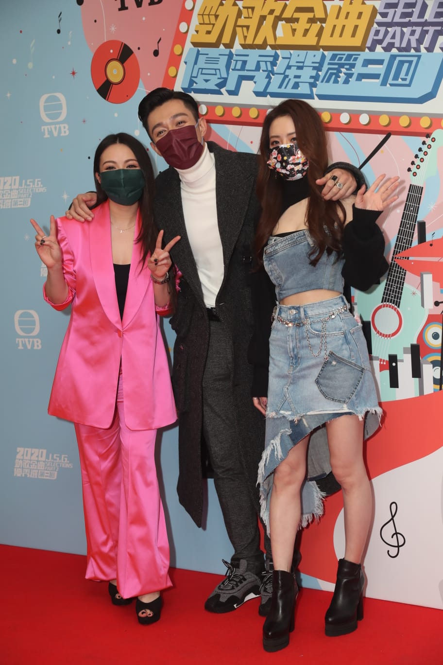 JW、周柏豪、Hana相聚很开心。