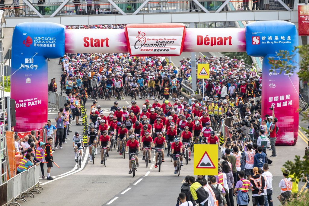全日共有近5000人参与7个单车体验项目及赛事。旅发局提供