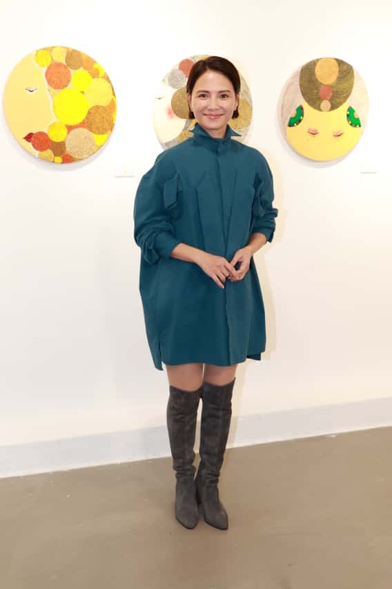 李心潔畫展以香港小食「糖不甩」為主題。 李心潔畫展以香港小食「糖不甩」為主題。