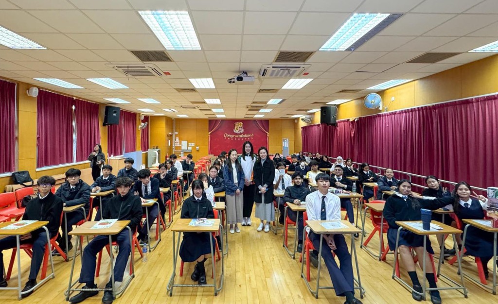 海關Customs YES走入校園向超過150位學生推廣國民教育。香港海關facebook圖片