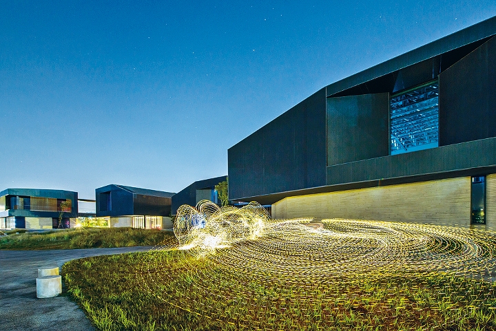 位於桃園的橫山書法藝術館剛在上星期開幕。