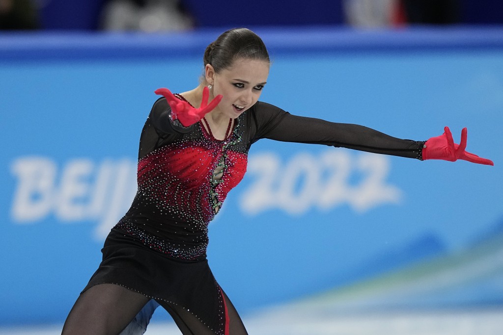瓦利耶娃事件令俄羅斯喪失在北京冬奧贏得的花滑團體賽金牌。美聯社