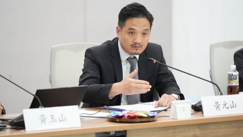 特首政策組組長黃元山。 特首政策組組長黃元山。