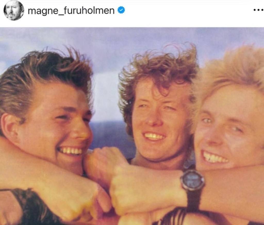 Magne Furuholmen發文支持Morten Harket。 Magne Furuholmen發文支持Morten Harket。