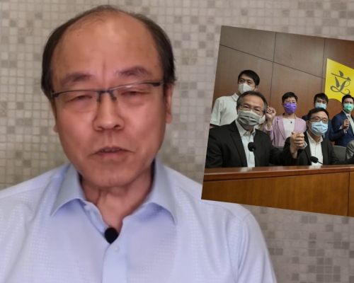 馮檢基批評民主派總辭負面效果多。