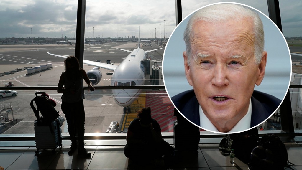 拜登指將要求航空公司在航班嚴重延誤或取消時承擔責任。美聯社