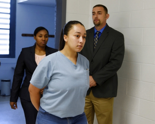 布朗(Cyntoia Brown)有望8月出獄。AP圖片