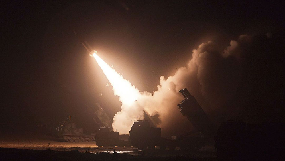 南韓稱北韓向西部海域發射5枚疑似火箭炮。AP資料圖片