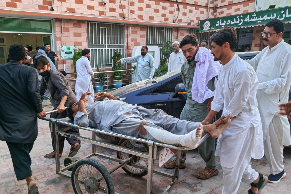 巴基斯坦西北部一个警察检查站，26日下午遭自杀式炸弹袭击。美联社