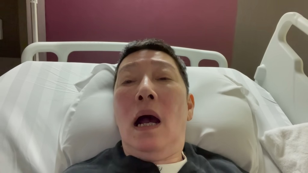 蘇施黃樂觀面對大腸癌第三期。