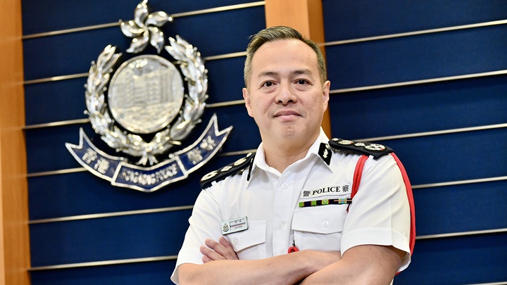 警務處處長周一鳴曾於2012至2013年派駐法國里昂國際刑警組織，他說這段日子是其警務生涯的重要里程碑。 盧江球攝