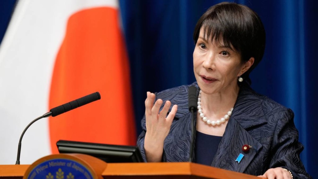 高市早苗指「台灣有事」言論,是就具體提問的誠實回答。美聯社 高市早苗指「台灣有事」言論,是就具體提問的誠實回答。美聯社