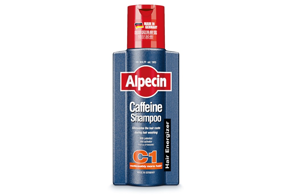 Alpecin C1咖啡因洗髮露能預防及減少脫髮之餘，同時可強健髮根，並含鋅和菸酸，維持髮根健康。 售價：$79（250毫升）及$99（375毫升）
