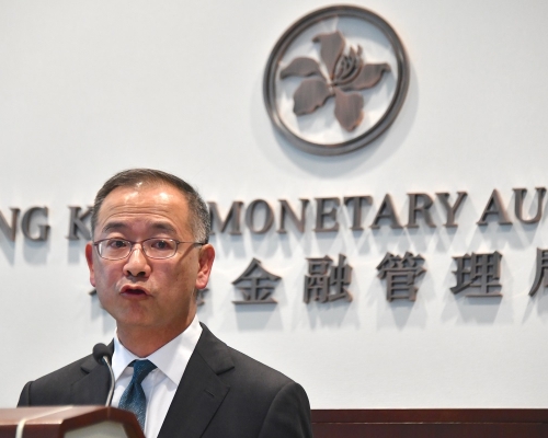 余偉文指港區國安法對港金融體系沒有改變。資料圖片