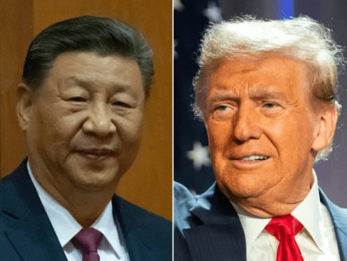 美國白宮發言人萊維特周一(2日)表示,美國總統特朗普和中國國家主席習近平或於本周通話。法新社 美國白宮發言人萊維特周一(2日)表示,美國總統特朗普和中國國家主席習近平或於本周通話。法新社