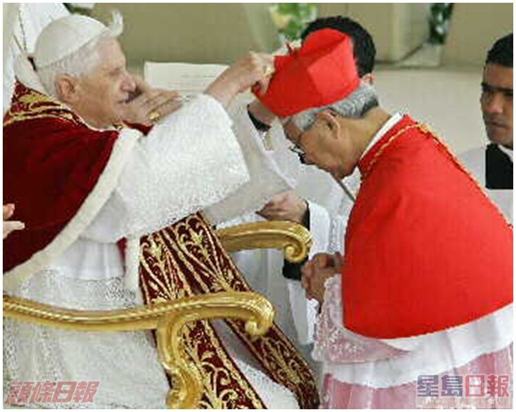 天主教香港教區主教陳日君獲擢陞樞機。資料圖片