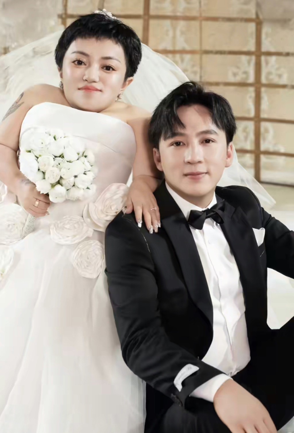 李喜梅兩年前再婚嫁大雙。 李喜梅兩年前再婚嫁大雙。