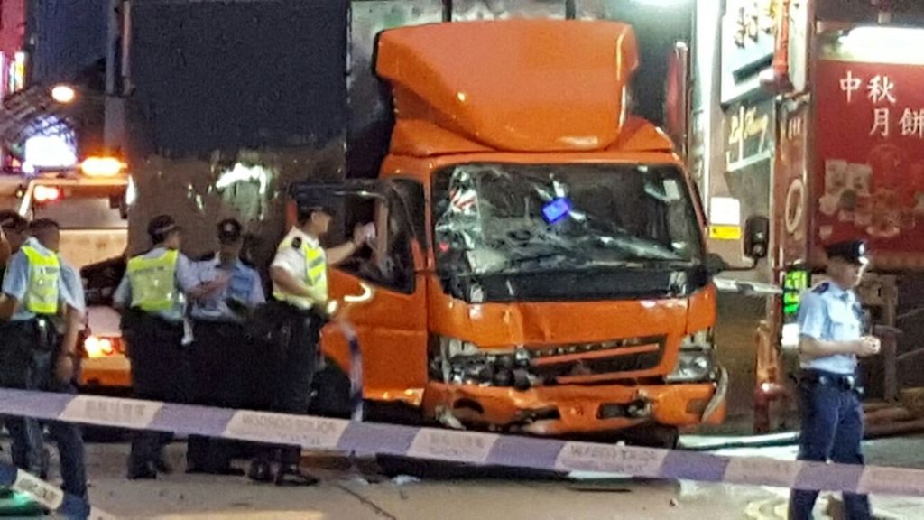 涉事貨車。網圖