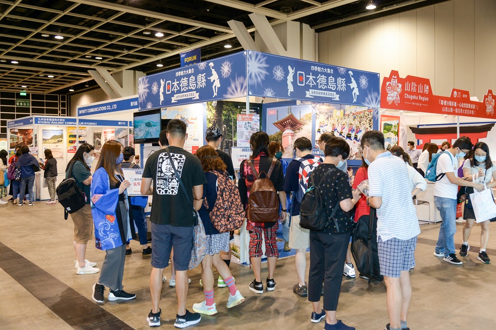 每年的香港國際旅遊展，日本展區均是焦點所在。