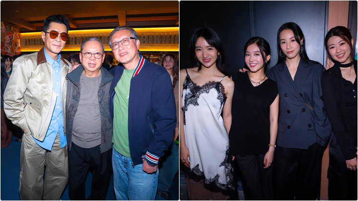 古天樂、劉偉強現身「寰亞之夜」 鄧麗欣「出關」歌影藝三線發展有壓力    許恩怡再爭影后感榮幸