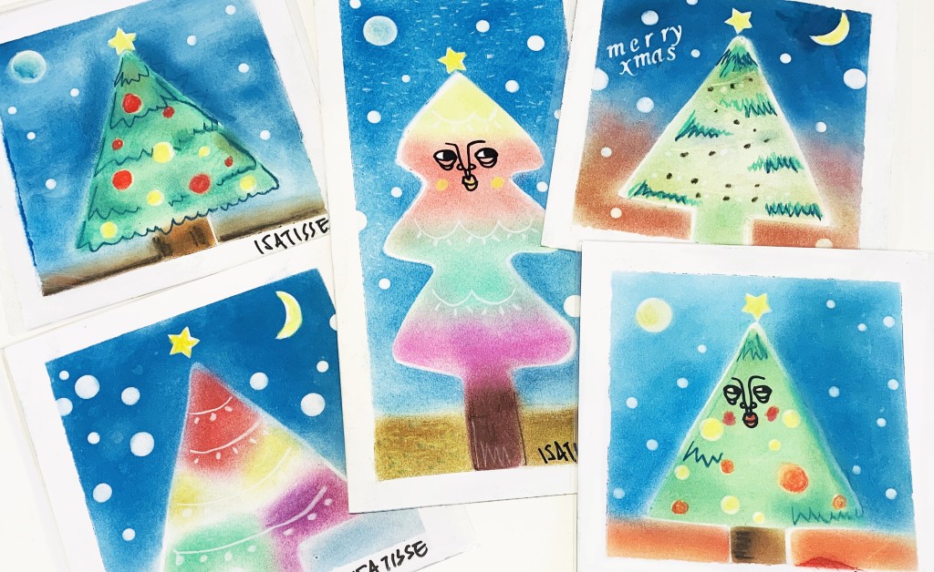 ISATISSE-和諧粉彩聖誕卡及賀卡心意卡DIY工作坊（圖片來源：誠品）