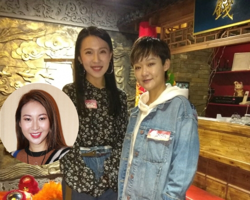 王子涵及Regen出席火鍋店開張活動。