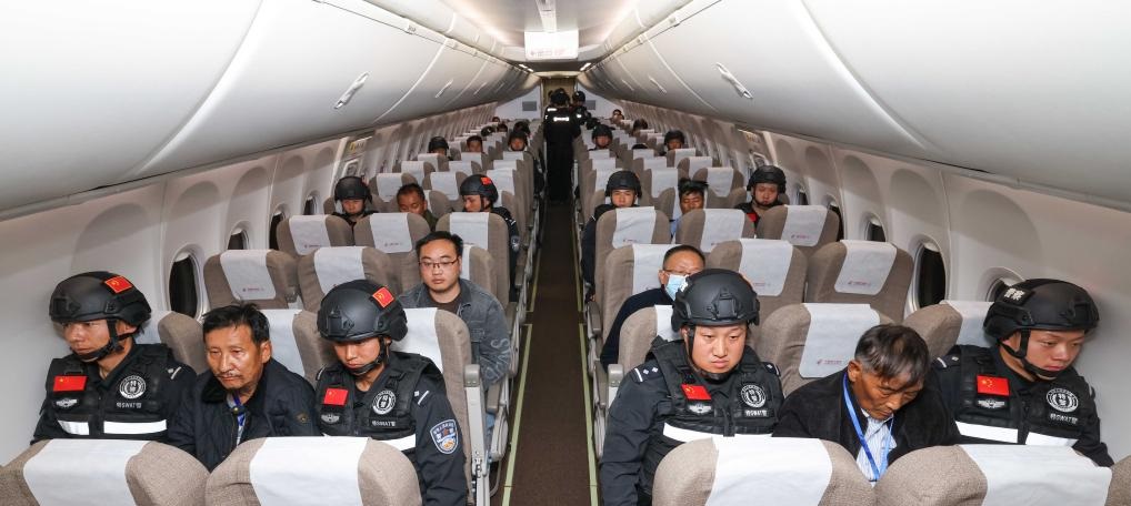 中緬聯手成功剷除緬北詐騙園區，疑犯先後被押回中國受審。新華社
