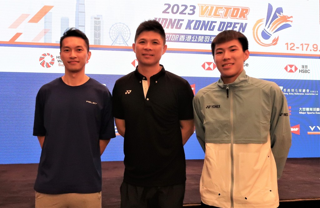 李卓耀(右)爭取衞冕男單冠軍。陸永鴻攝