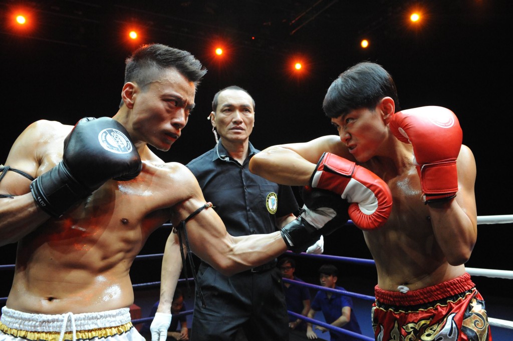蕭正楠在2014年台慶劇《名門暗戰》飾演拳擊手，用一個半月時間激減30多磅！