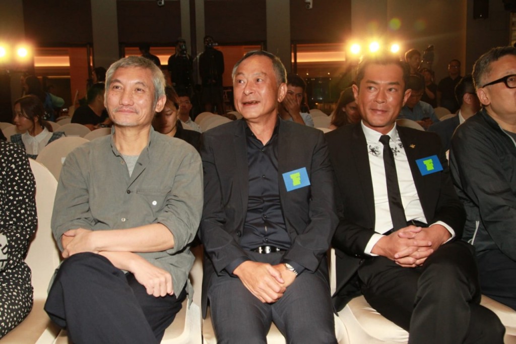 杜琪峯（中）是首位獲邀在國際三大影展，包括2008年威尼斯影展、2011年康城影展、2023年柏林影展擔任主競賽評審的香港導演。