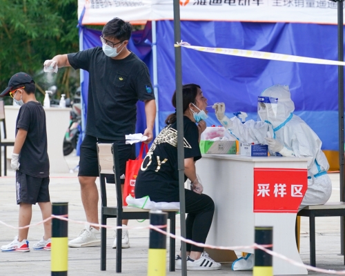 內地新增46宗確診，本土佔5宗。新華社資料圖片