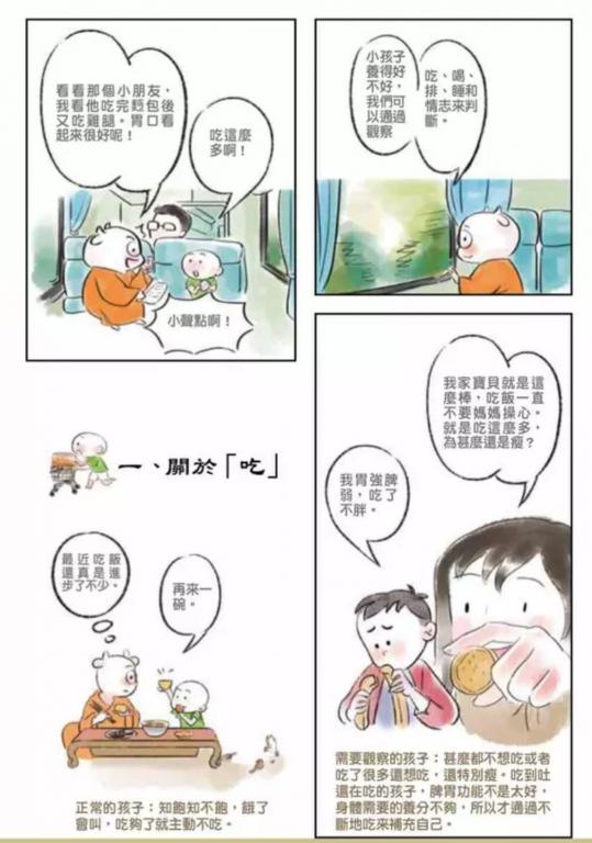 《羊爸爸漫画中医育儿》内文。