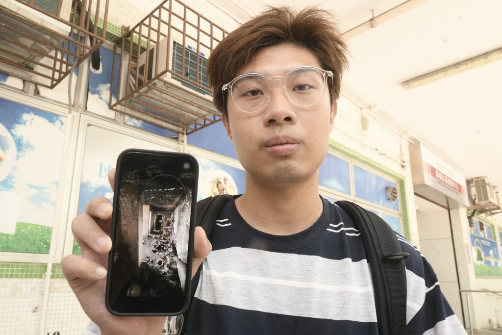 朱先生形容全屋「total loss」。