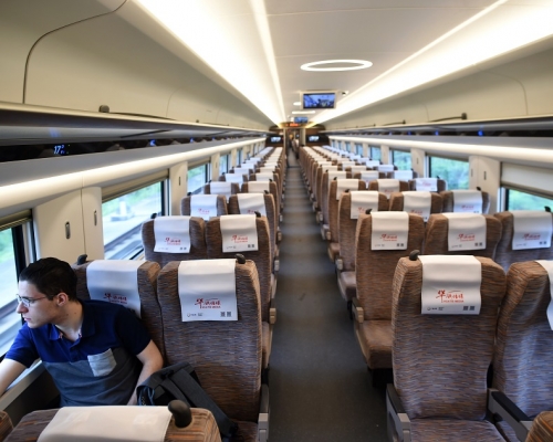 港鐵恢復預售高鐵17趟列車車票。資料圖片