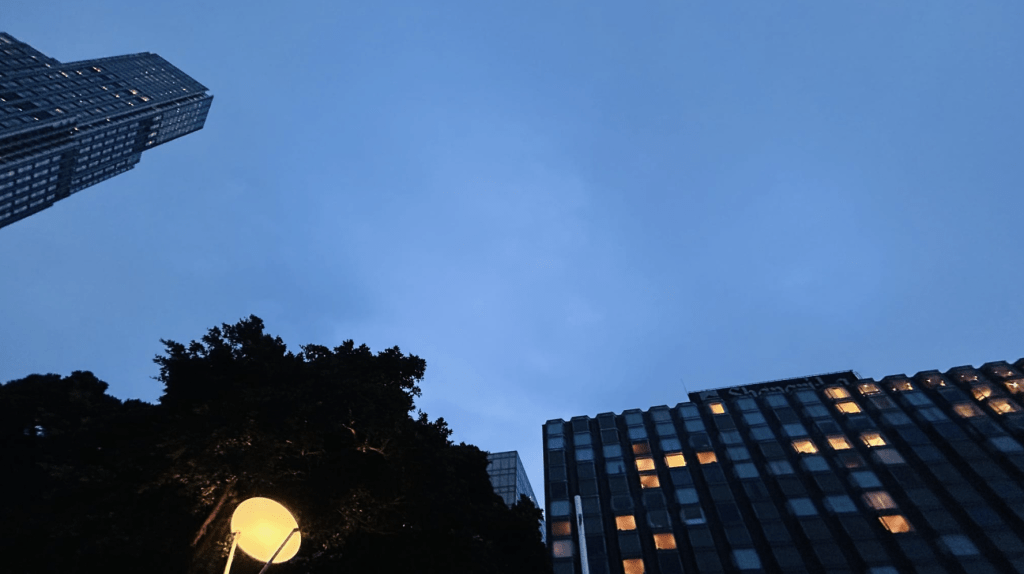 今日大致多雲，有幾陣狂風驟雨。蔡楚輝攝