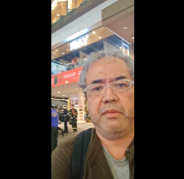  木下昨晚7時40分在社群平台X發文，「在台北遇到恐怖攻擊，感到無力…」。