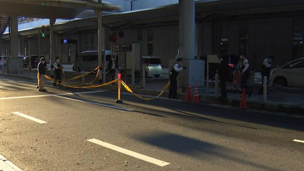 一名中國青年在日本大阪關西機場危坐後墮樓身亡。網上圖片