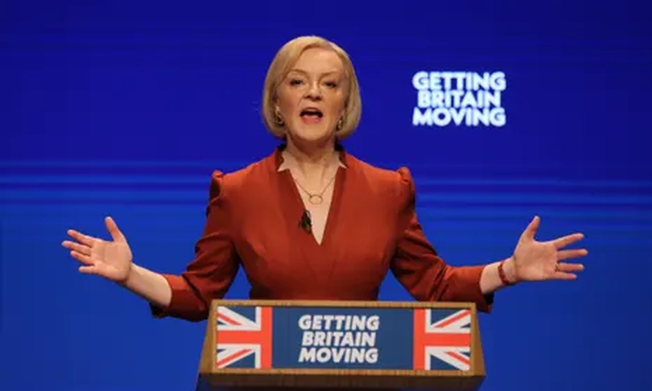 英國首相特拉斯。
