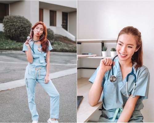 美國一名美女護士拍攝自創洗手舞，並擺上個人instagram。mikirai
instagram