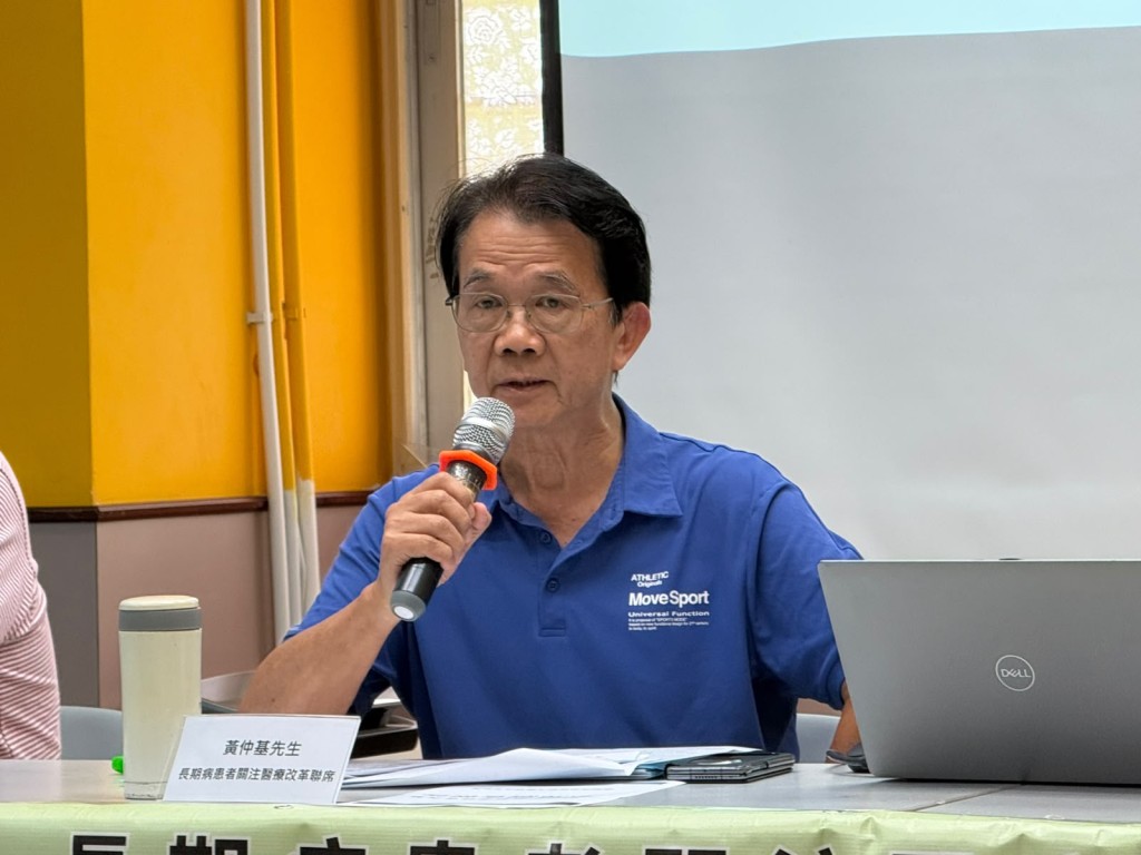 聯席另一代表黃仲基的太太於2012年因持續微燒一個月求醫,惟最終因巨細胞病毒(CMV)感染導致喪失肺功能離世。 聯席另一代表黃仲基的太太於2012年因持續微燒一個月求醫,惟最終因巨細胞病毒(CMV)感染導致喪失肺功能離世。