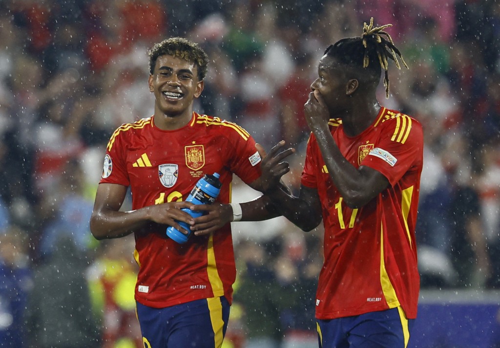 西班牙上場4:1大勝格魯吉亞盡顯霸氣。REUTERS