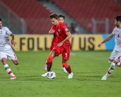 香港隊正身處巴林出戰世盃外。 足總圖片